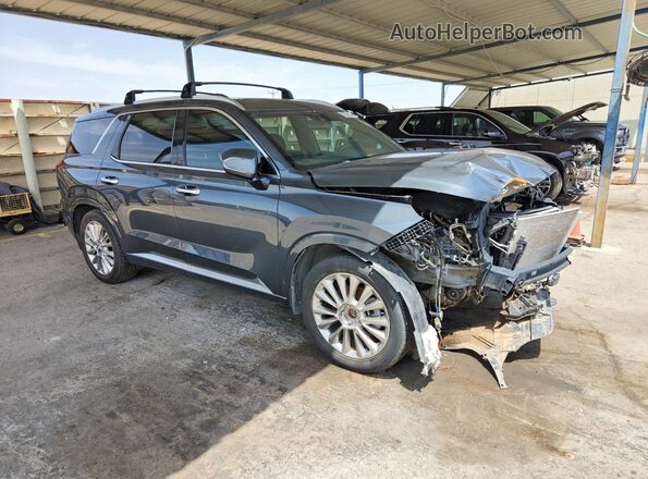 KM8R5DHE6LU142927 2020 HYUNDAI PALISADE Угольный Вид спереди