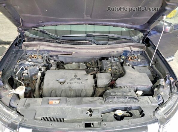 JA4AZ3A38KZ005850 2019 MITSUBISHI OUTLANDER Blue VIN կոդի պիտակի տեսք