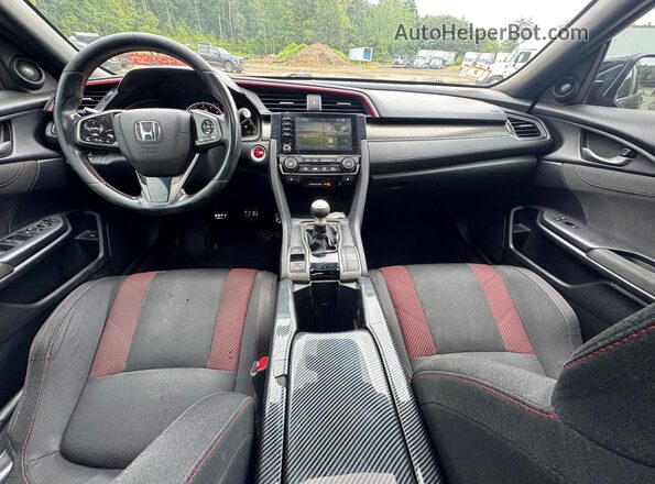2HGFC1E55LH700576 2020 HONDA CIVIC Black Rear seats view