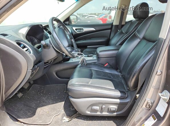 5N1DR2MN9HC649505 2017 NISSAN PATHFINDER Gray Widok deski rozdzielczej