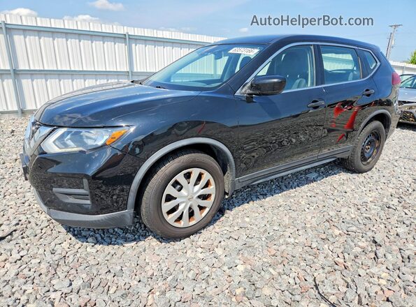 KNMAT2MV5KP534487 2019 NISSAN ROGUE Черный Задняя левая четверть