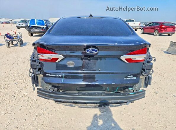 3FA6P0LU5KR235216 2019 FORD FUSION Black Widok wnętrza z przodu