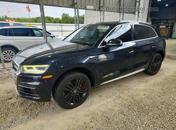 WA1BNAFY7J2178694 2018 AUDI Q5 Blue Rear left