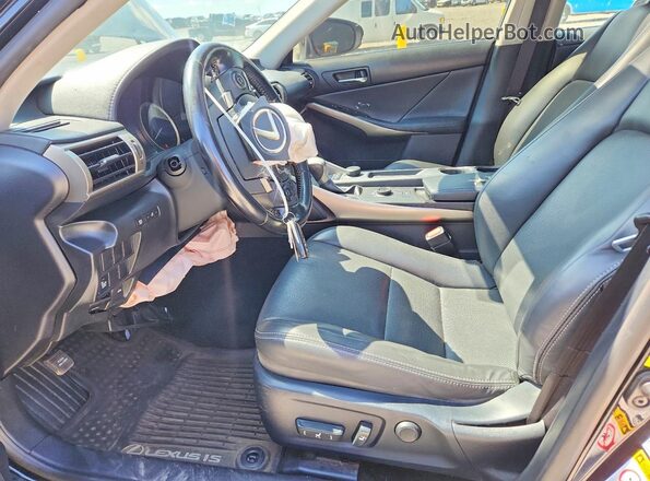 JTHCM1D22G5010852 2016 LEXUS IS Black Вид панелі приладів