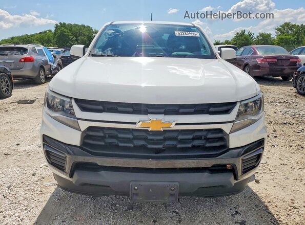 1GCHSCEA5M1206575 2021 CHEVROLET COLORADO Белый Вид сзади