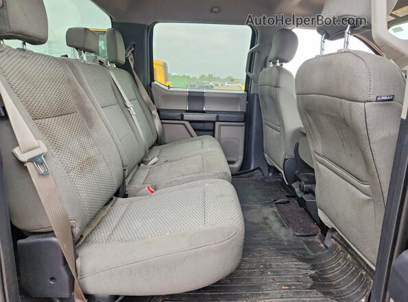 1FTEW1EF4HFA12488 2017 FORD F150 Black Вид задньої частини салону