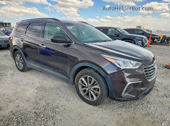 KM8SMDHF6HU220157 2017 HYUNDAI SANTA FE Brown Widok z przodu