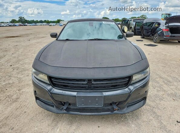 2C3CDXAT0JH297436 2018 DODGE CHARGER Black Вид ззаду