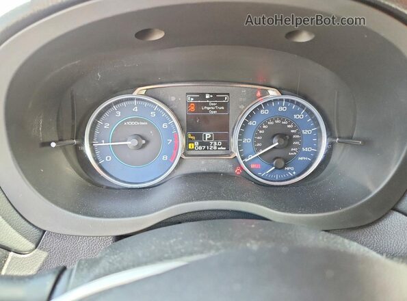 JF2GPAKC5GH319446 2016 SUBARU CROSSTREK Charcoal Vista de los asientos traseros