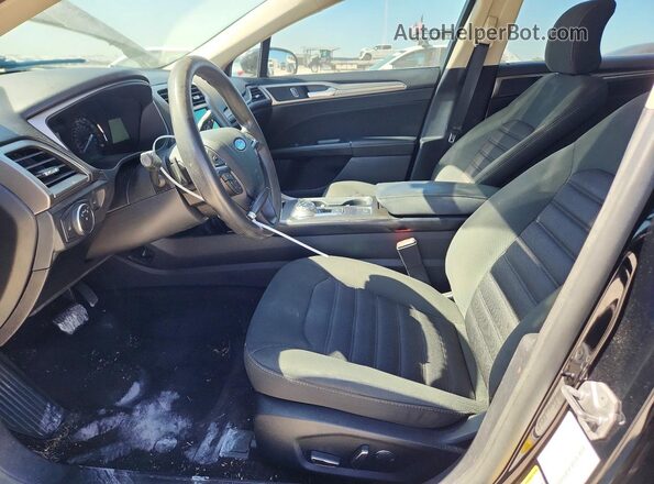 3FA6P0HD5JR176482 2018 FORD FUSION Black წინა პანელის ხედი