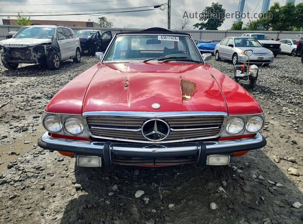 10704412003659 1972 MERCEDES-BENZ SL-CLASS Red Вид ззаду