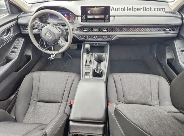 1HGCY1F43SA011613 2025 HONDA ACCORD Black Widok zestawu wskaźników