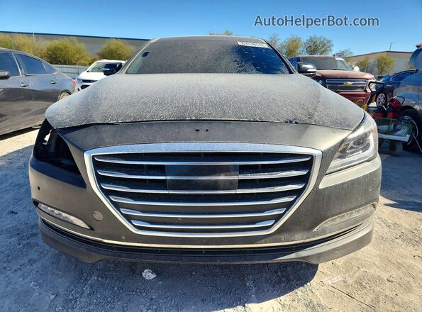 KMHGN4JE7HU167375 2017 GENESIS G80 Черный Вид сзади
