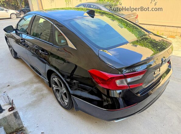 1HGCV1F45JA001477 2018 HONDA ACCORD Black წინა მარჯვენა