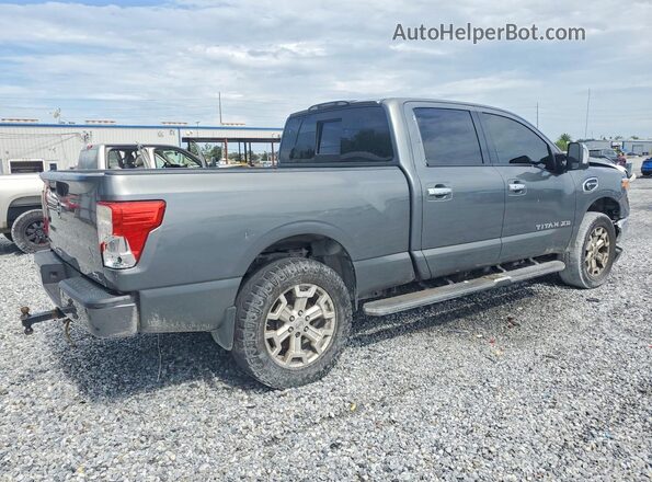 1N6BA1F24HN509508 2017 NISSAN TITAN Gray Delantero derecho