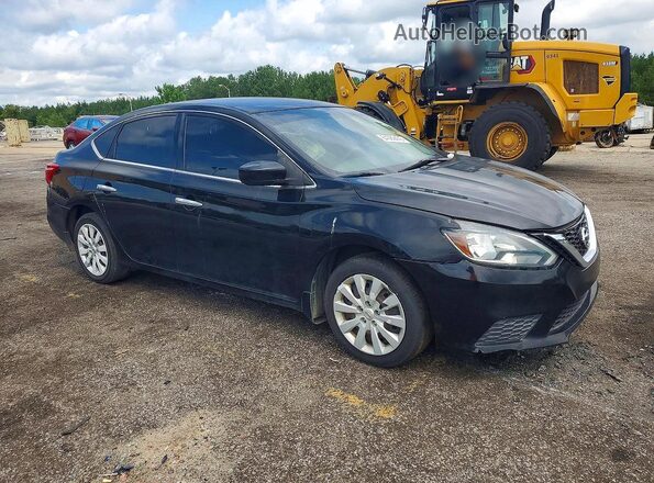 3N1AB7AP0KY325648 2019 NISSAN SENTRA Black Widok z przodu