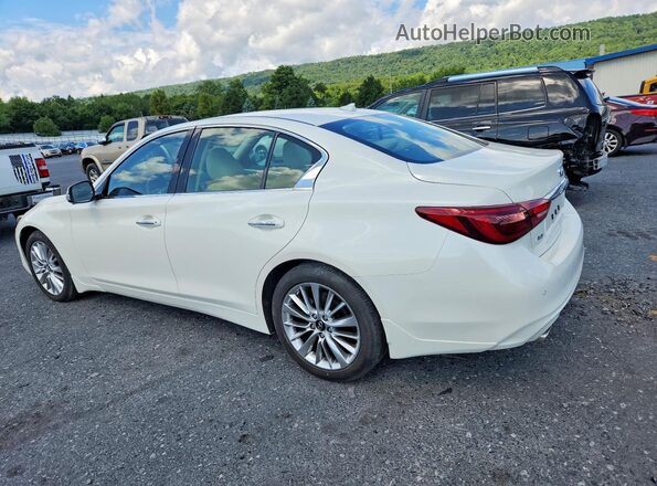 JN1EV7BR8MM752848 2021 INFINITI Q50 Белый Задняя правая четверть