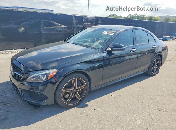 55SWF6EB1GU103007 2016 MERCEDES-BENZ C-CLASS Black Rear left