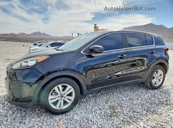 KNDPM3AC7J7329641 2018 KIA SPORTAGE Black უკანა მარცხენა