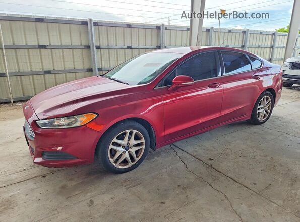 3FA6P0HD7GR275412 2016 FORD FUSION Red Trasero izquierdo