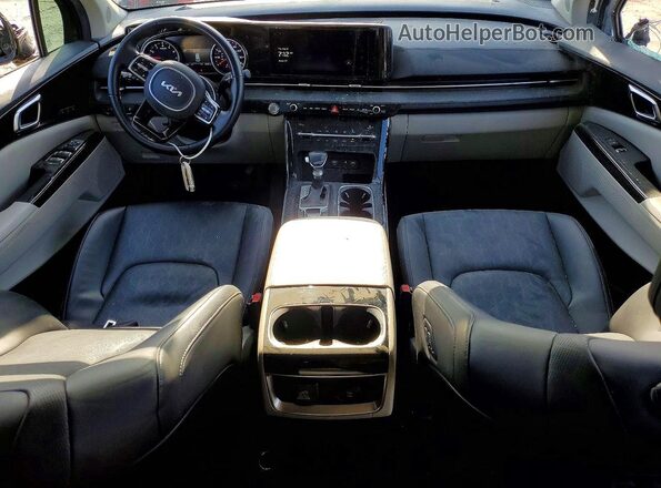 KNDNE5H32N6084863 2022 KIA CARNIVAL Gray Widok zestawu wskaźników