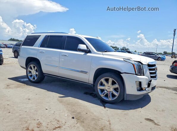 1GYS3CKJ8JR256997 2018 CADILLAC ESCALADE White Vista frontal