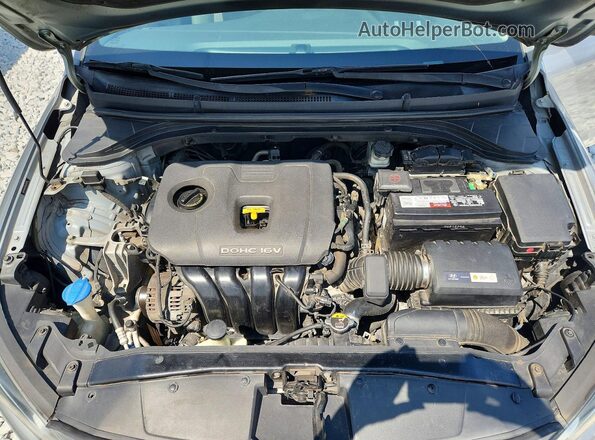 5NPD84LF0HH055516 2017 HYUNDAI ELANTRA Silver Շարժիչի բաժամունքի տեսք