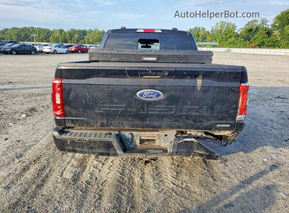 1FTEW1EP3MFC01944 2021 FORD F150 Black წინა სალონის ხედი