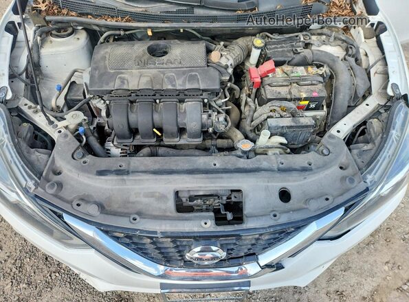 3N1AB7AP5HY247702 2017 NISSAN SENTRA White Widok komory silnika
