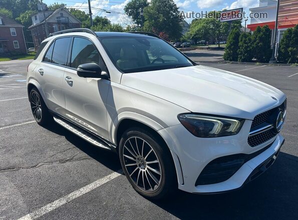 4JGFB4JB2MA406689 2021 MERCEDES-BENZ GLE Белый Вид спереди
