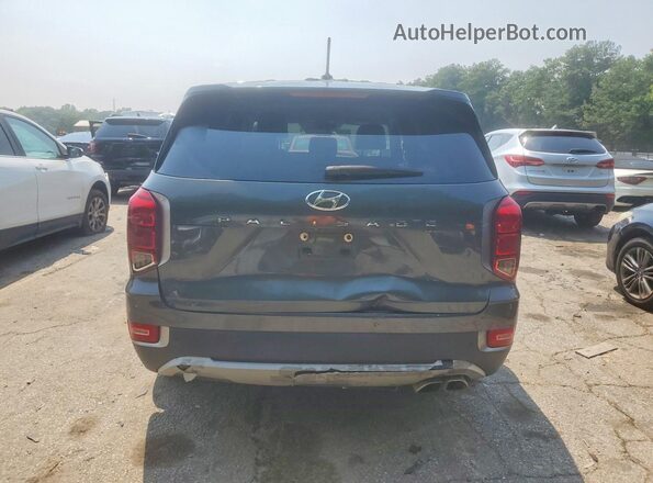 KM8R14HE7MU274706 2021 HYUNDAI PALISADE Серый Вид салона спереди