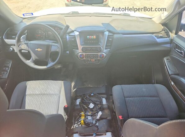 1GNLCDEC9GR252454 2016 CHEVROLET TAHOE Белый Вид щитка приборов