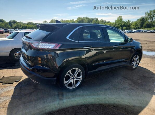 2FMPK4K96GBB83338 2016 FORD EDGE Черный Передняя правая четверть