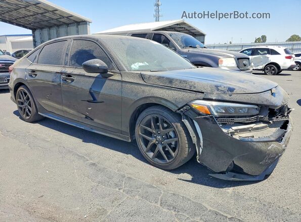 2HGFE2F53SH574537 2025 HONDA CIVIC Black Դիմացի տեսք