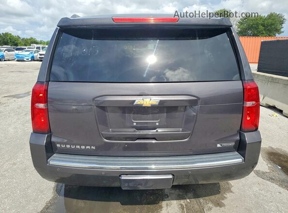 1GNSKJKC9HR149313 2017 CHEVROLET SUBURBAN Серый Вид салона спереди