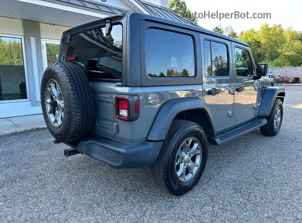 1C4HJXDN8LW245452 2020 JEEP WRANGLER Gray Вид спереду