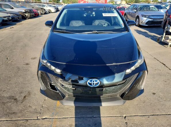JTDKAMFPXN3212444 2022 TOYOTA PRIUS Black უკანა ხედი