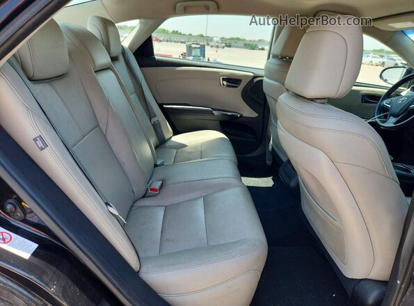 4T1BK1EB2GU212349 2016 TOYOTA AVALON Black Вид задньої частини салону