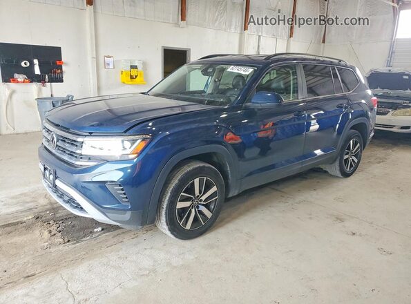 1V2LP2CA9MC601967 2021 VOLKSWAGEN ATLAS Blue უკანა მარცხენა