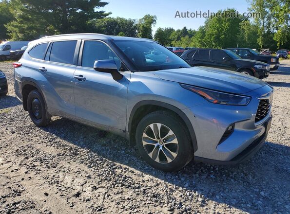 5TDKDRBH2PS515383 2023 TOYOTA HIGHLANDER Gray Front view