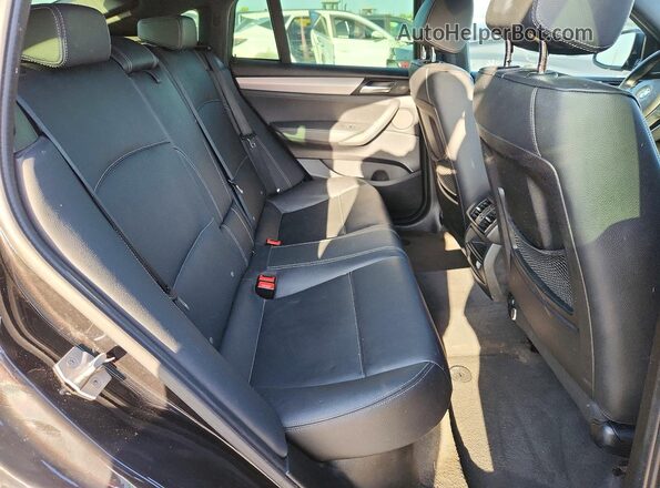 5UXXW5C58G0N92953 2016 BMW X4 Black Rear interior view