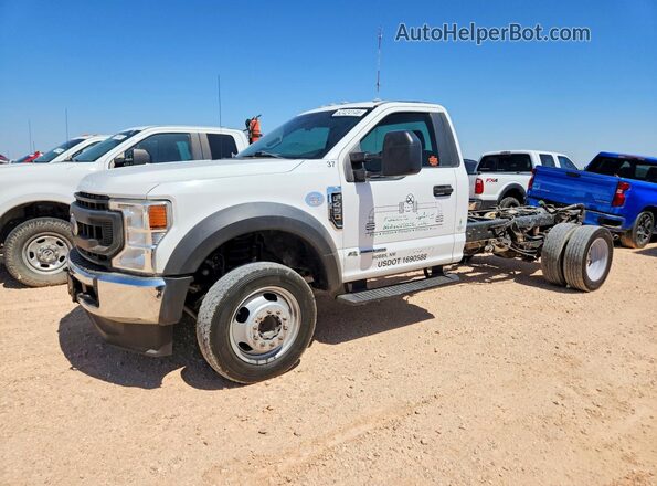 1FDUF4GT5MEC12498 2021 FORD F450 White უკანა მარცხენა
