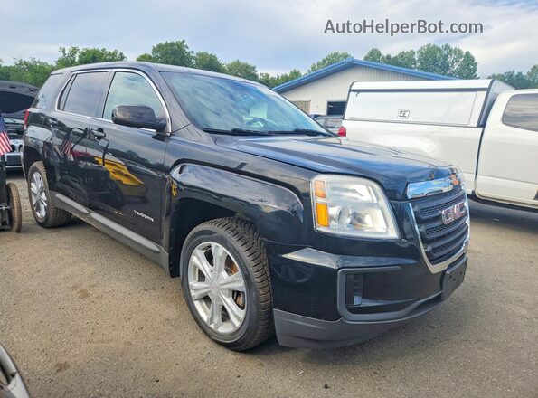 2GKALMEK9H6341093 2017 GMC TERRAIN Black Front view