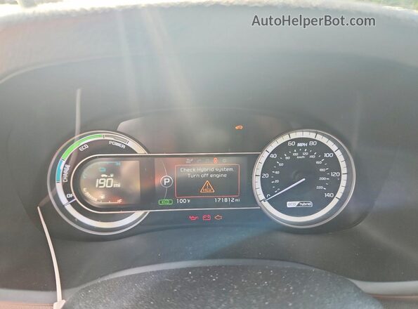 KNDCC3LC8H5065513 2017 KIA NIRO White Вид задніх сидінь