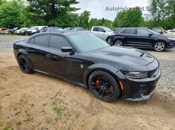 2C3CDXL9XMH585938 2021 DODGE CHARGER Black Դիմացի տեսք