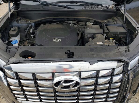 KM8R7DGE1RU655572 2024 HYUNDAI PALISADE Blue Vista de la etiqueta del VIN