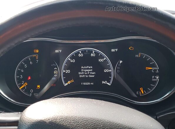 1C4RJFAG7KC835386 2019 JEEP GRAND Коричневый Вид задних сидений