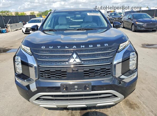 JA4J3VA81NZ017948 2022 MITSUBISHI OUTLANDER Black Հետևի տեսք