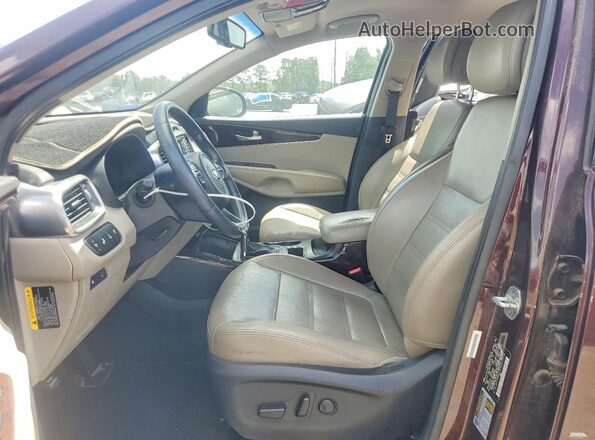 5XYPH4A56GG027734 2016 KIA SORENTO Темно-бордовый Вид панели приборов