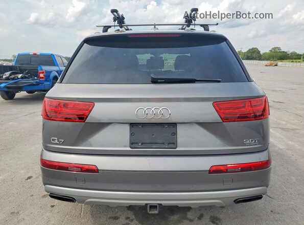 WA1LAAF77HD014092 2017 AUDI Q7 Gray Սալոնի դիմացի տեսք